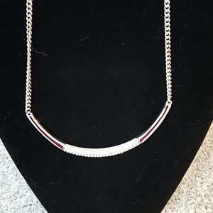 White Collar Necklace